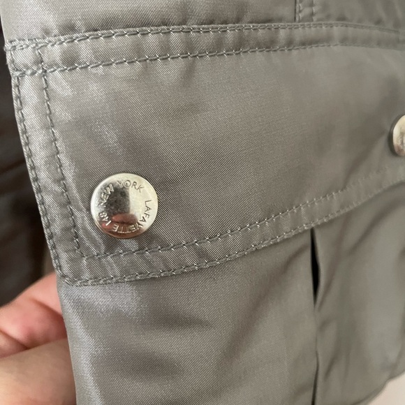 Lafayette 148 Silver Jacket Size 8 - Picture 3 of 6